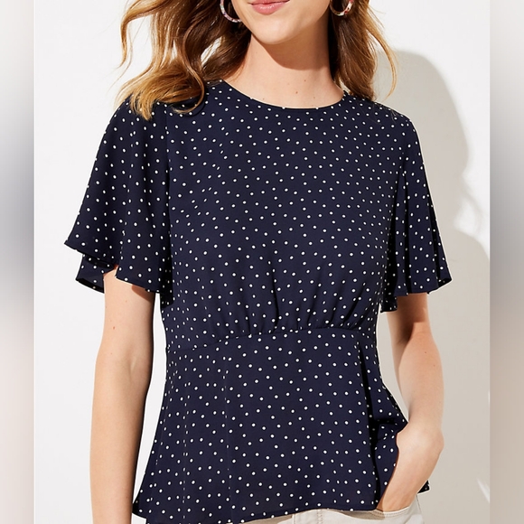 Loft peplum top - Picture 2 of 6